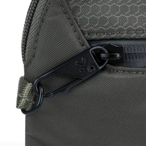 Travelon RFID Anti-Theft Small cross body 10"x9"x1.75", Charcoal 925583 - Picture 3 of 5